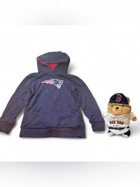 Cubcoats NFL Patriots Child’s Hoodie Size 6-7; 2-1 Transforms Hoodie Soft Plush
